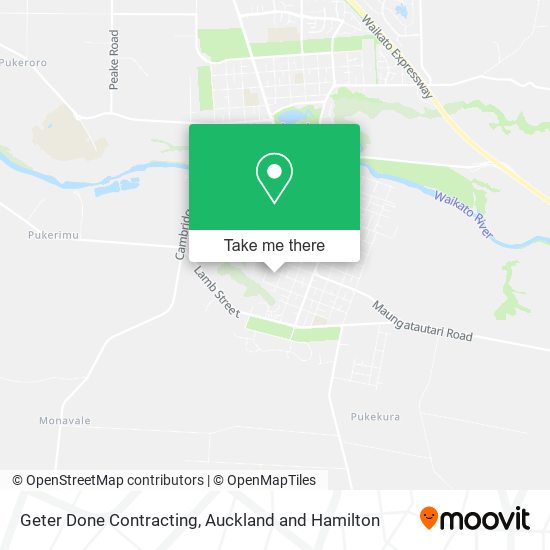 Geter Done Contracting map