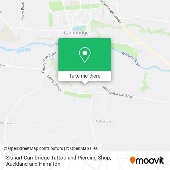 Skinart Cambridge Tattoo and Piercing Shop map