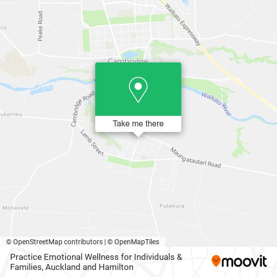 Practice Emotional Wellness for Individuals & Families map