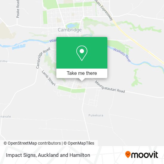 Impact Signs map