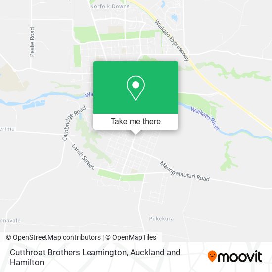 Cutthroat Brothers Leamington map