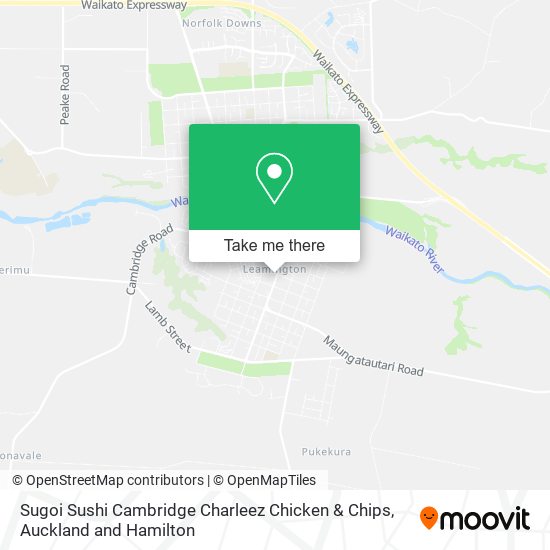Sugoi Sushi Cambridge Charleez Chicken & Chips map