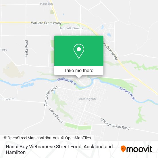 Hanoi Boy Vietnamese Street Food map