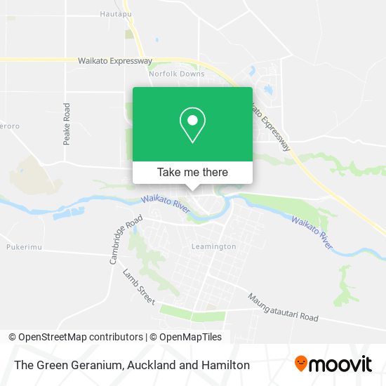 The Green Geranium map