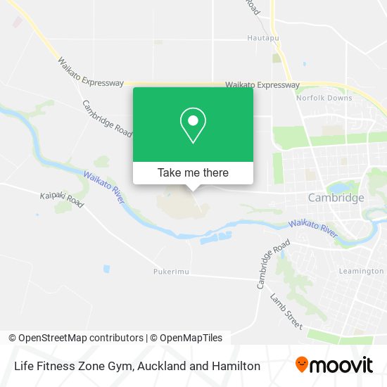 Life Fitness Zone Gym map