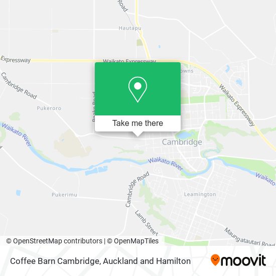 Coffee Barn Cambridge map