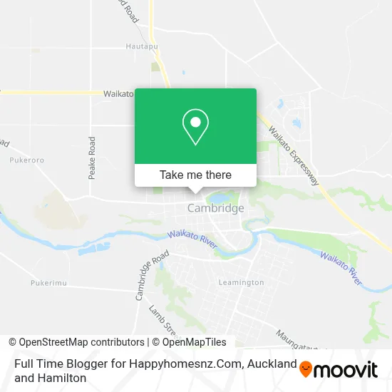 Full Time Blogger for Happyhomesnz.Com map