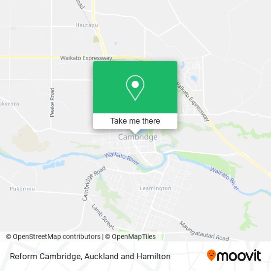 Reform Cambridge map