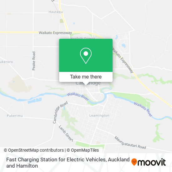 Fast Charging Station for Electric Vehicles map