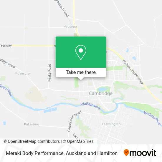 Meraki Body Performance map