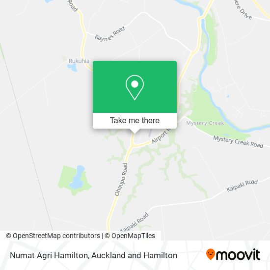 Numat Agri Hamilton map
