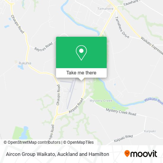 Aircon Group Waikato map