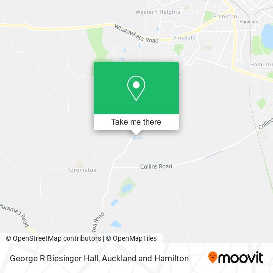 George R Biesinger Hall map
