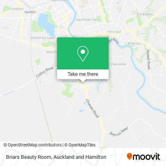 Briars Beauty Room map