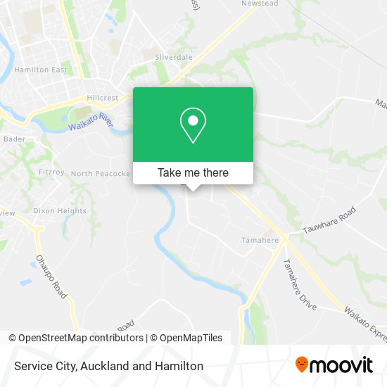 Service City map