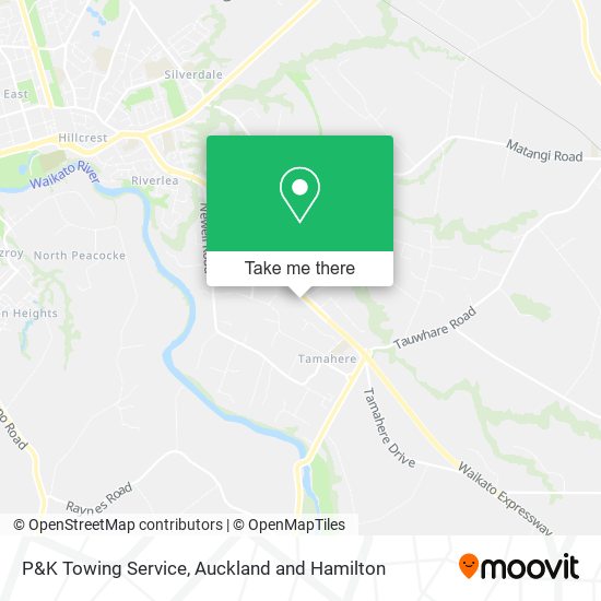 P&K Towing Service map