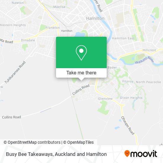Busy Bee Takeaways map