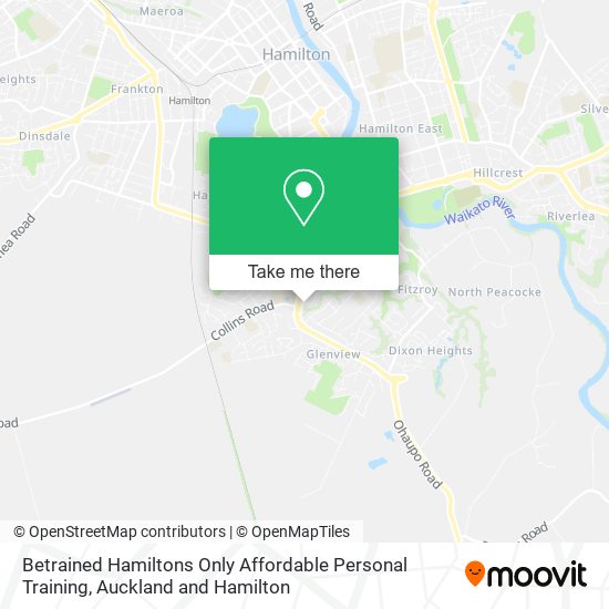 Betrained Hamiltons Only Affordable Personal Training map