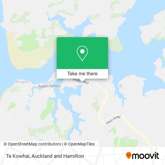 Te Kowhai map