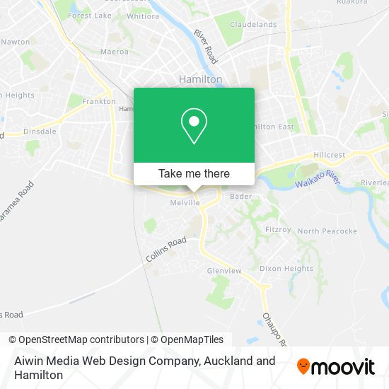 Aiwin Media Web Design Company map
