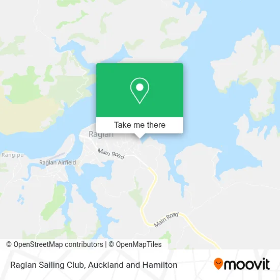 Raglan Sailing Club map