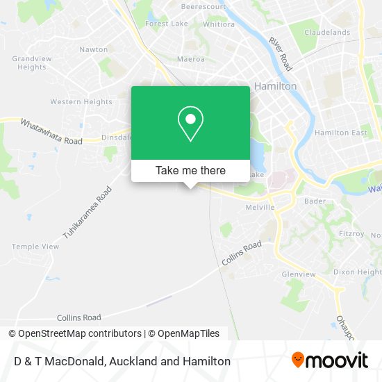 D & T MacDonald map