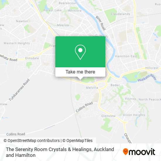 The Serenity Room Crystals & Healings map