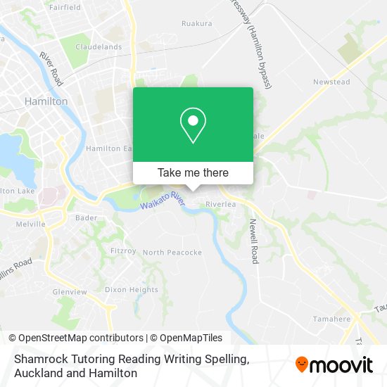 Shamrock Tutoring Reading Writing Spelling map