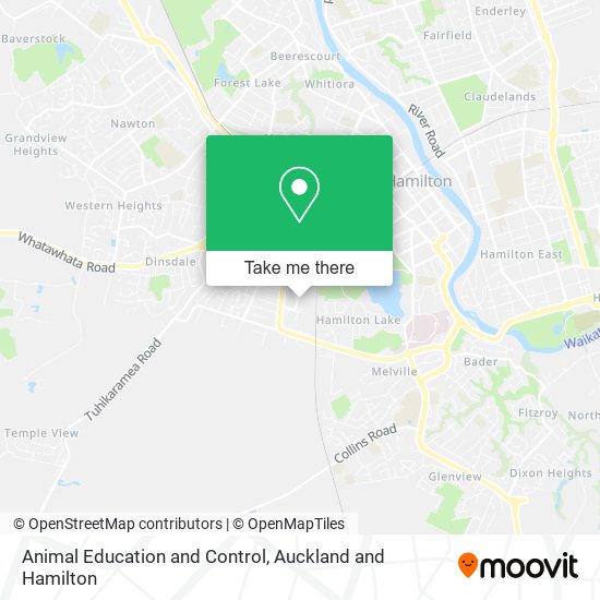 Animal Education and Control map