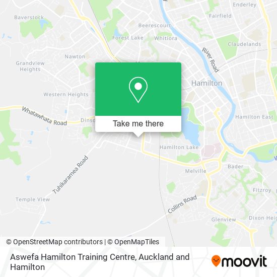 Aswefa Hamilton Training Centre map