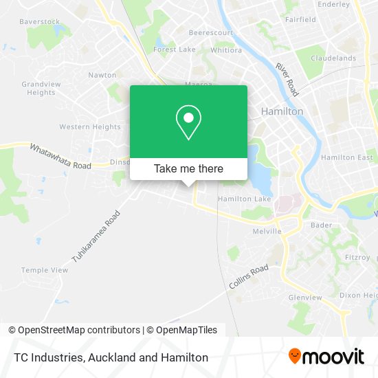 TC Industries map