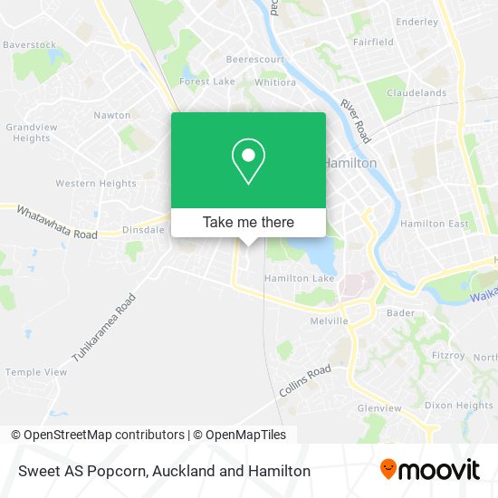 Sweet AS Popcorn map