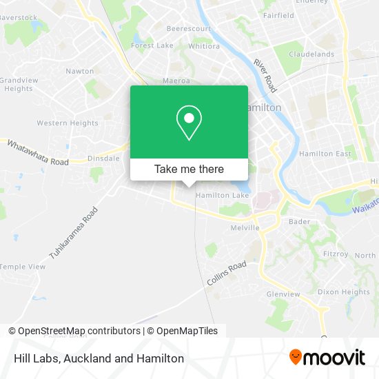 Hill Labs map