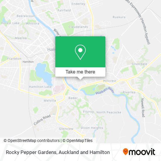 Rocky Pepper Gardens map