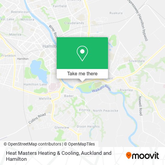 Heat Masters Heating & Cooling map