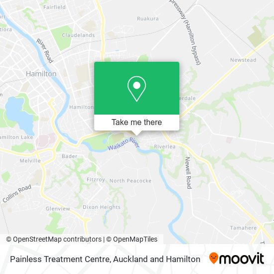 Painless Treatment Centre map