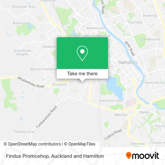 Findus Promoshop map
