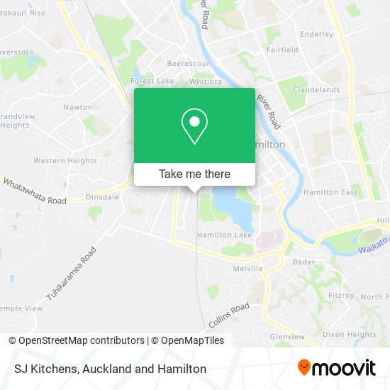 SJ Kitchens map