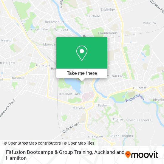 Fitfusion Bootcamps & Group Training map