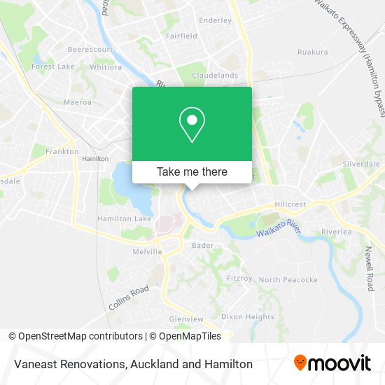Vaneast Renovations map