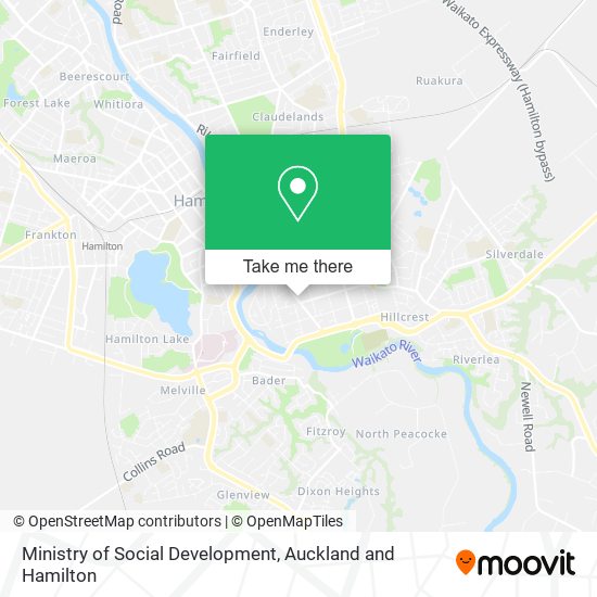 Ministry of Social Development map