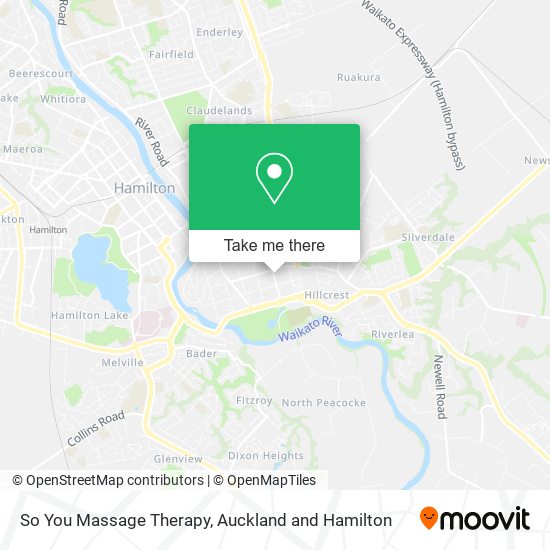 So You Massage Therapy map