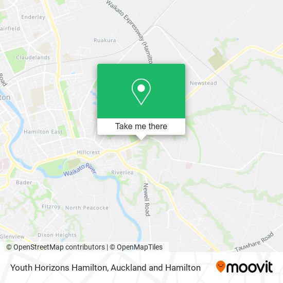 Youth Horizons Hamilton地图