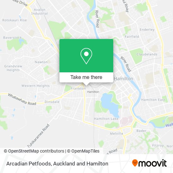 Arcadian Petfoods map