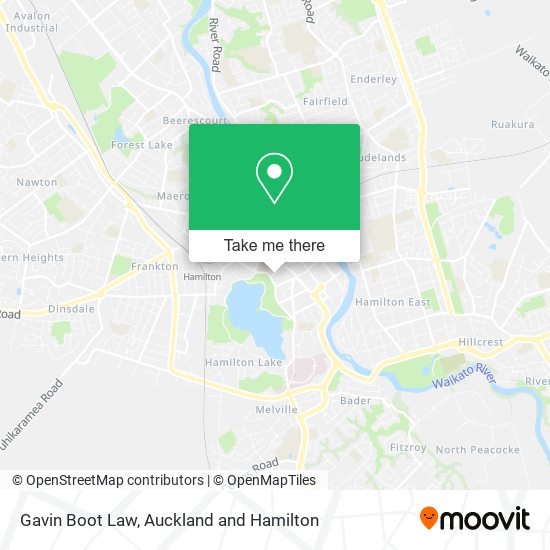 Gavin Boot Law map