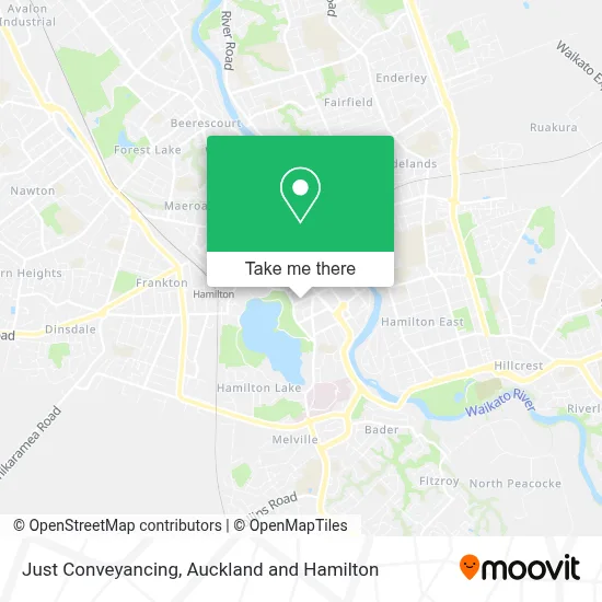 Just Conveyancing map