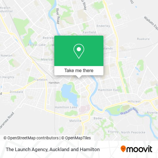 The Launch Agency map