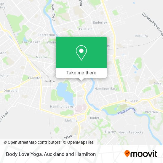Body Love Yoga map