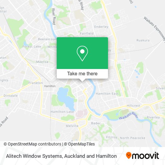Alitech Window Systems map