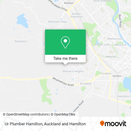 Ur Plumber Hamilton map